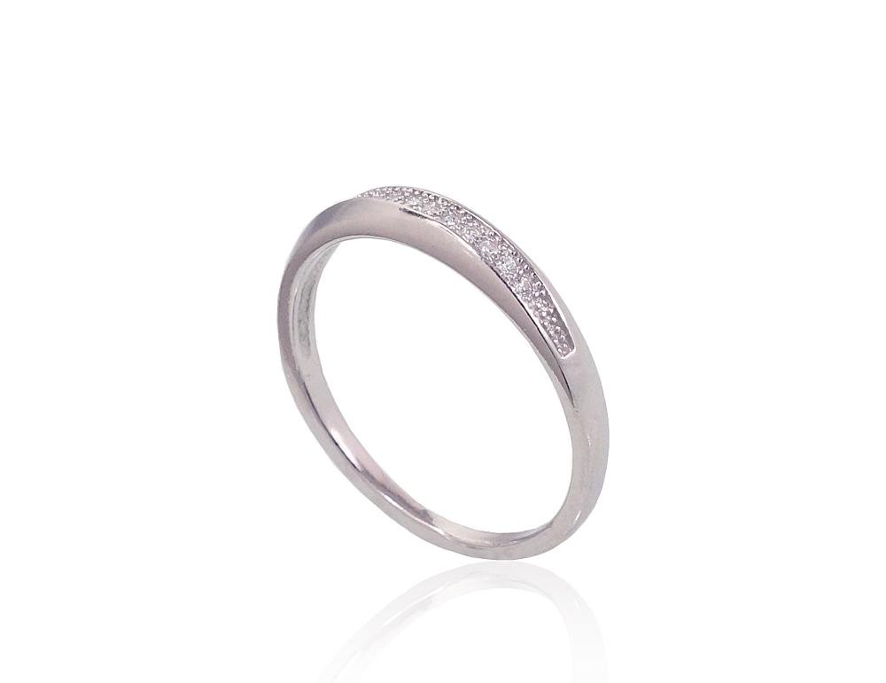 Silver ring with Zirkons - Image 2