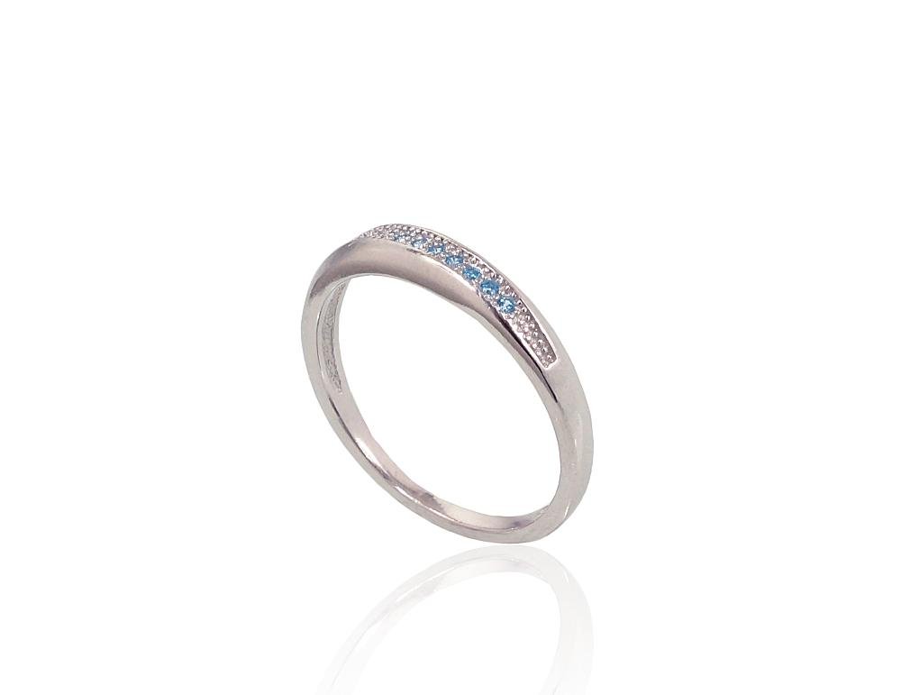 Silver ring with Zirkons - Image 2