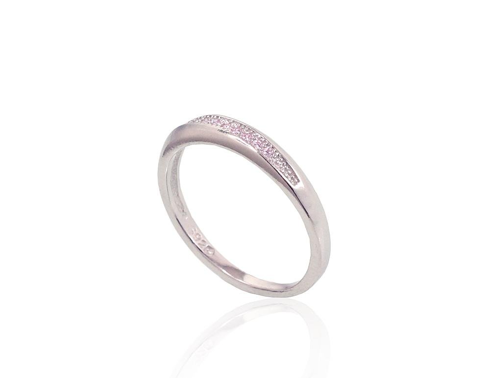 Silver ring with Zirkons - Image 2