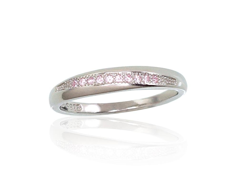 Silver ring with Zirkons