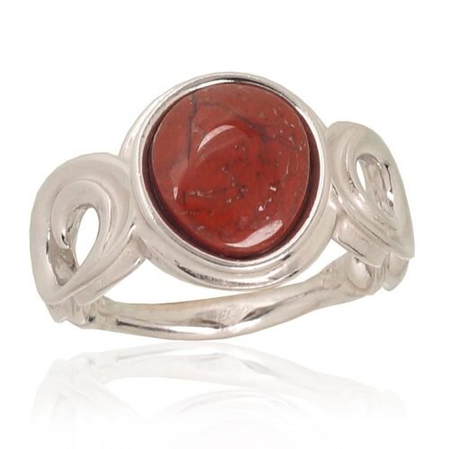 Silver ring with Jasper