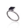 Silver ring with Onix - Image 2