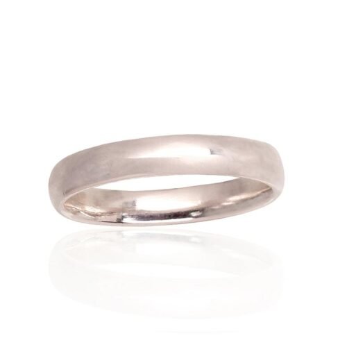 Silver wedding ring