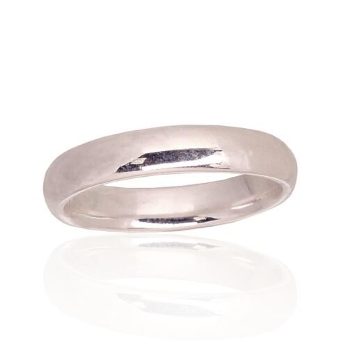 Silver wedding ring