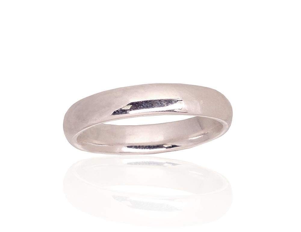Silver wedding ring