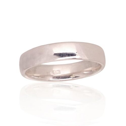Silver wedding ring