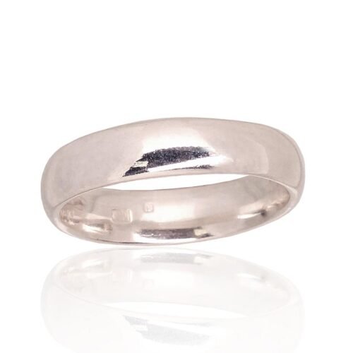 Silver wedding ring