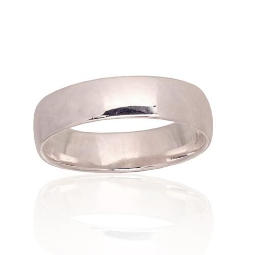 Silver wedding ring