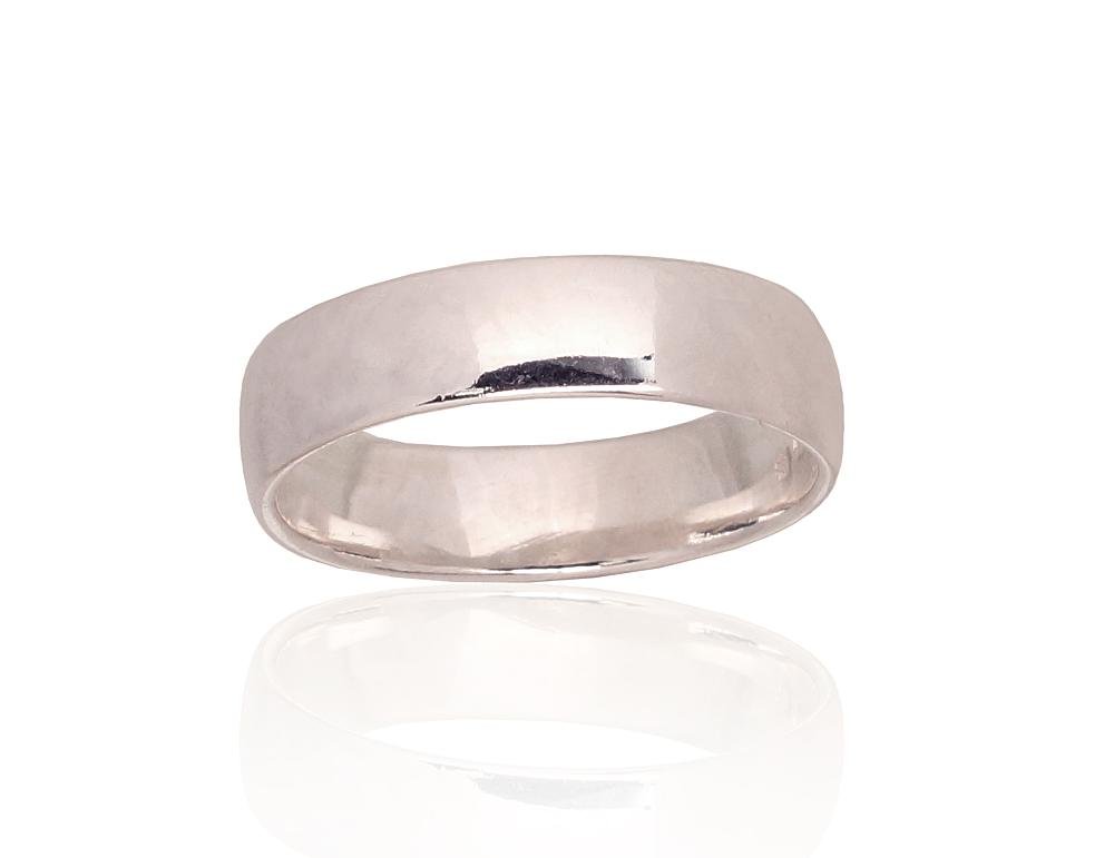 Silver wedding ring