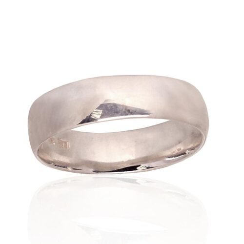 Silver wedding ring