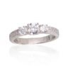 Silver ring with Zirkons