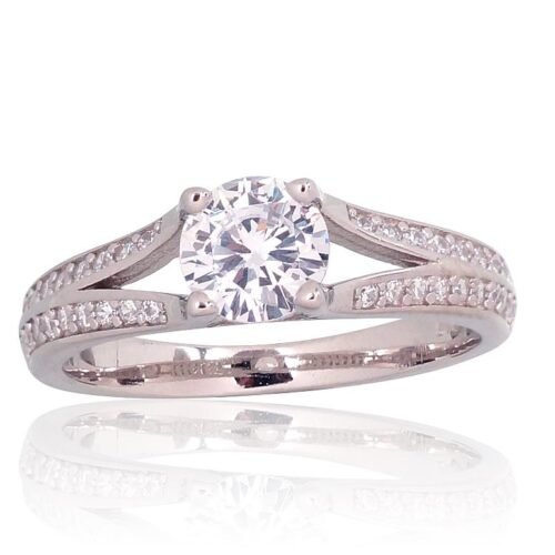 925 silver engagement rings – elegant sterling silver rings with stones for women