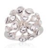 Silver ring with Crystals