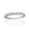 Silver ring with Zirkons