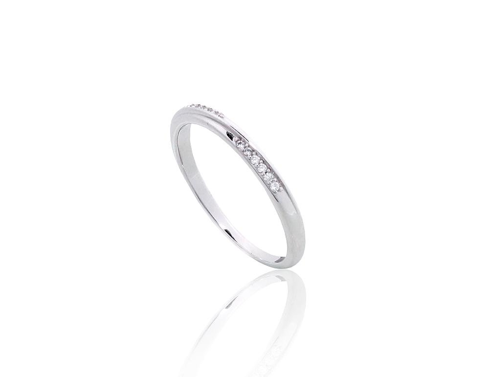 Silver ring with Zirkons - Image 2