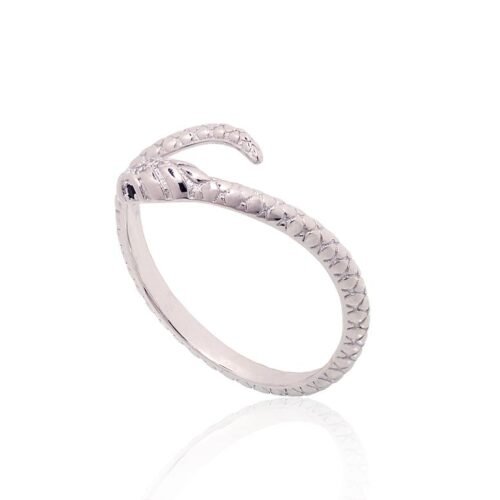 Alternative view of Silver ring with Zirkons
