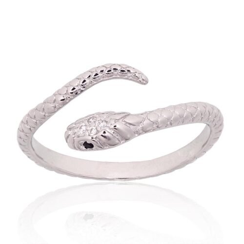 Silver ring with Zirkons