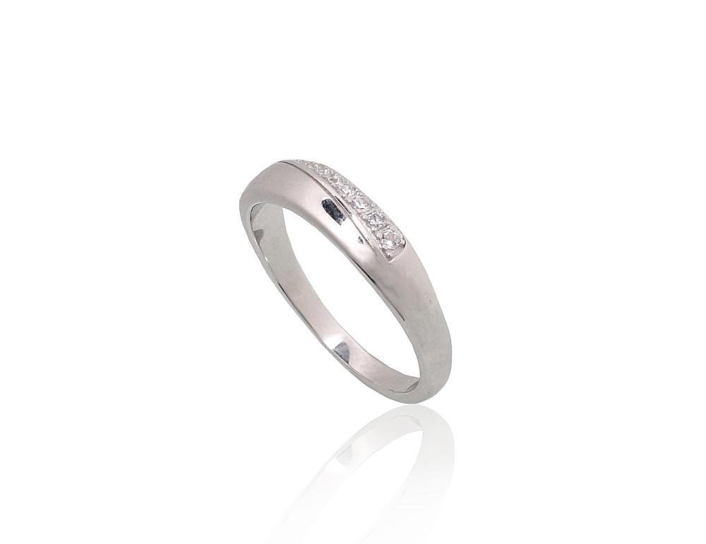 Silver ring with Zirkons - Image 2