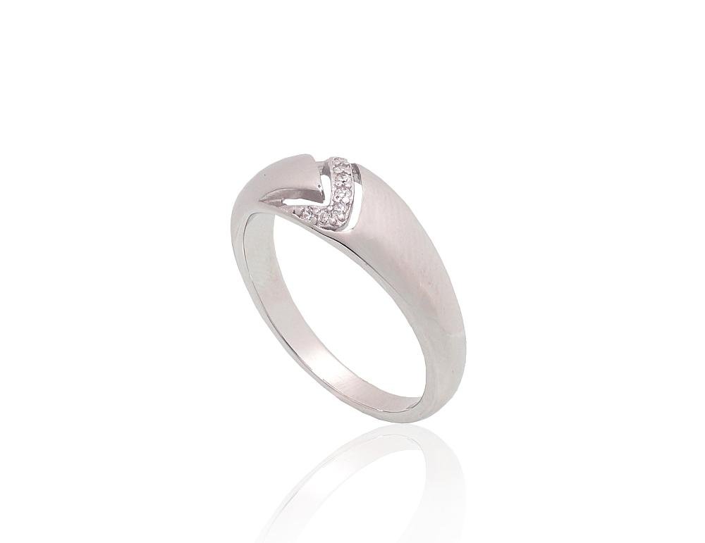 Silver ring with Zirkons - Image 2
