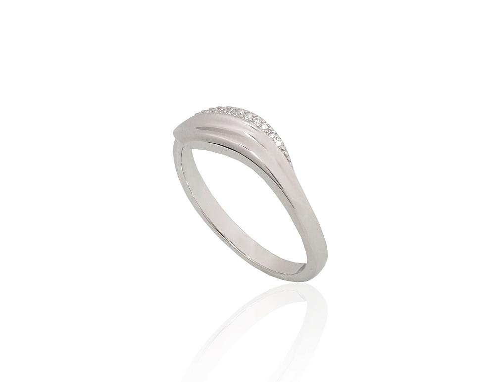 Silver ring with Zirkons - Image 2
