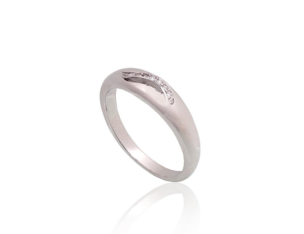 Silver ring with Zirkons - Image 2