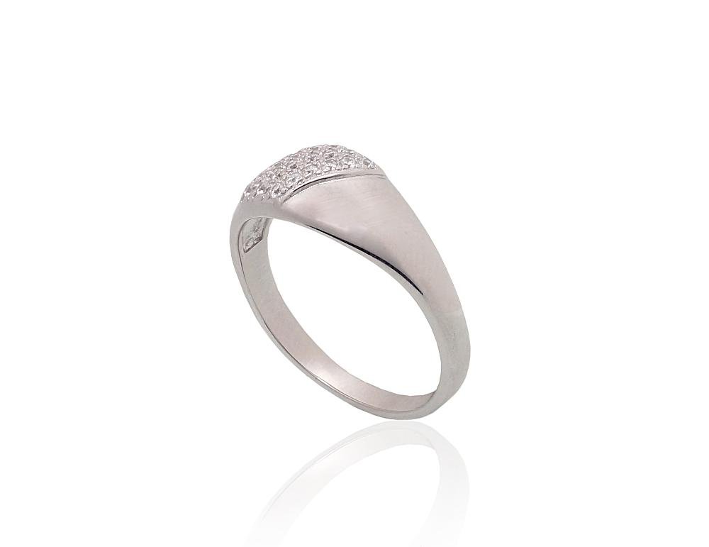 Silver ring with Zirkons - Image 2