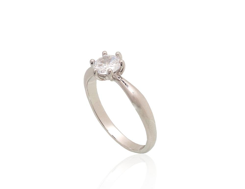 Silver ring with Zirkons - Image 2