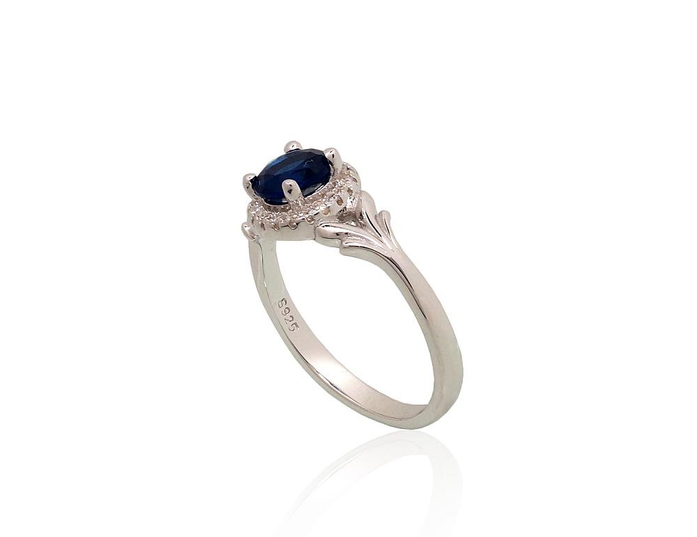 Silver ring with Zirkons - Image 2