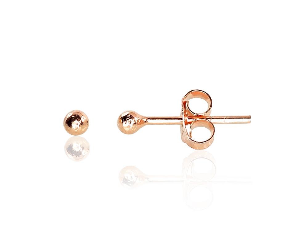 Silver stud earrings