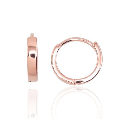 Silver hoop earrings