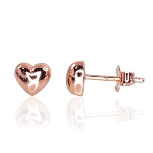 Silver stud earrings