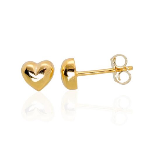 Silver stud earrings