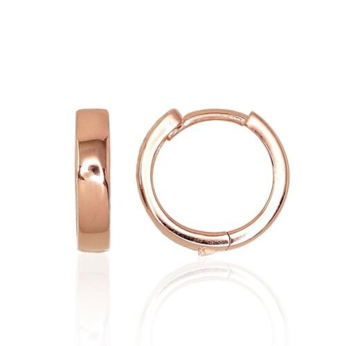 Silver hoop earrings