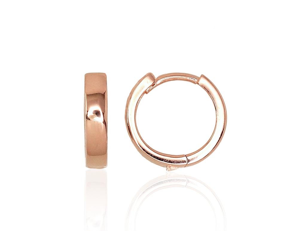 Silver hoop earrings