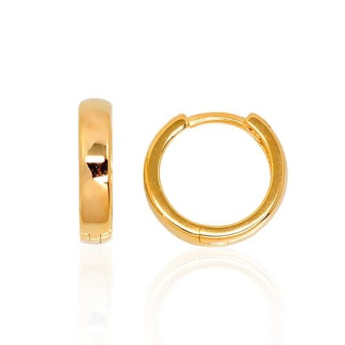 Silver hoop earrings