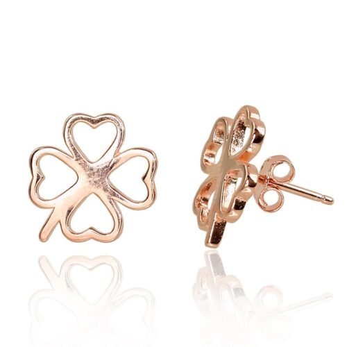 Silver stud earrings