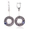 Silver earrings with Mother-of-pearl