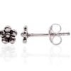 Silver stud earrings
