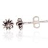 Silver stud earrings