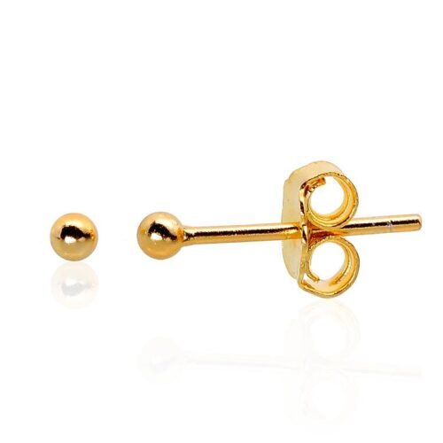 Silver stud earrings