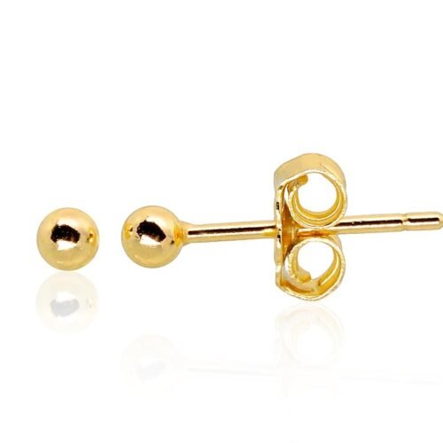 Silver stud earrings