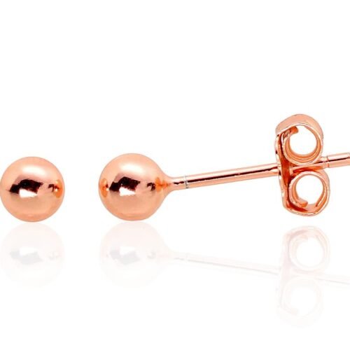 Silver stud earrings