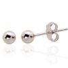 Silver stud earrings