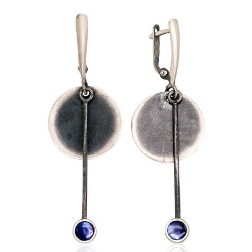 Silver earrings with Mother-of-pearl