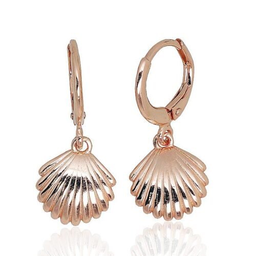 Silver earrings with 'english' lock