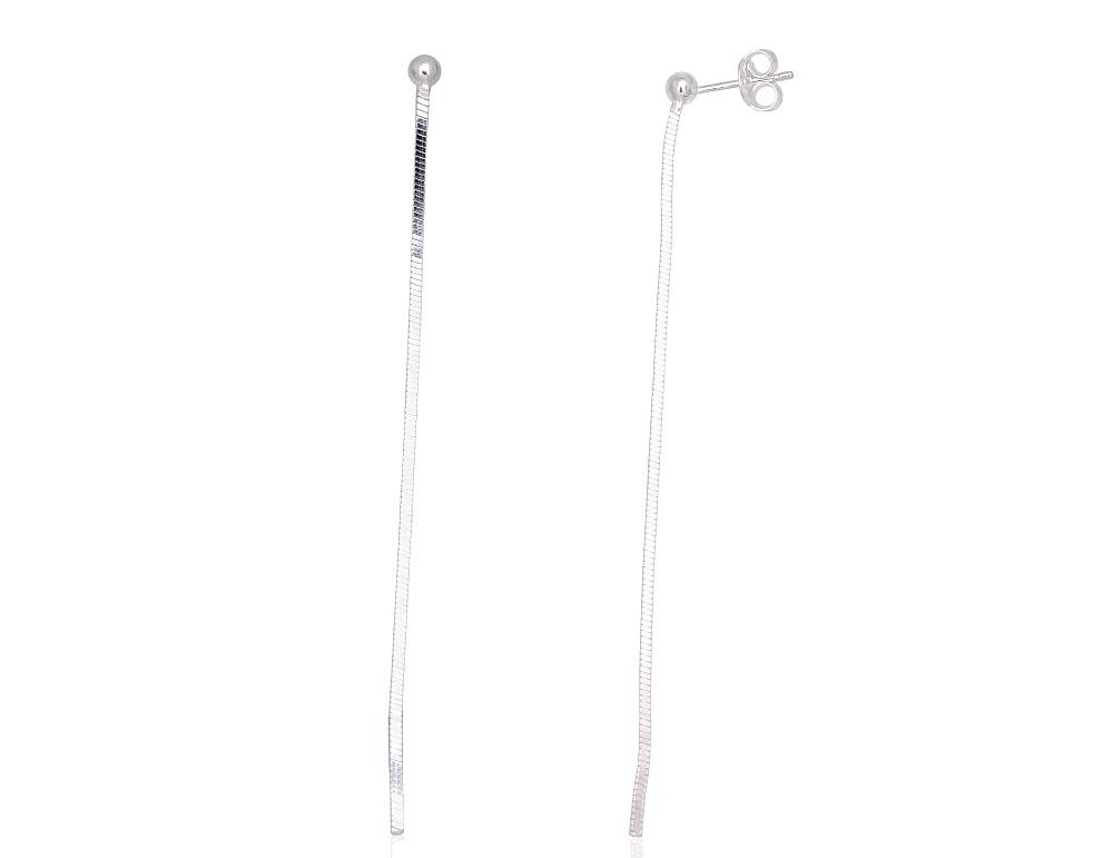 Silver stud earrings