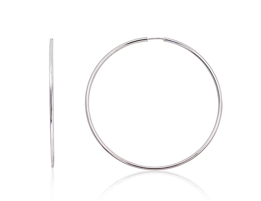 Silver earrings-rings