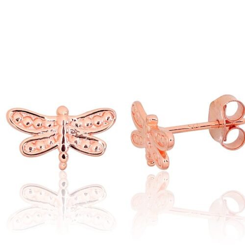 Silver stud earrings