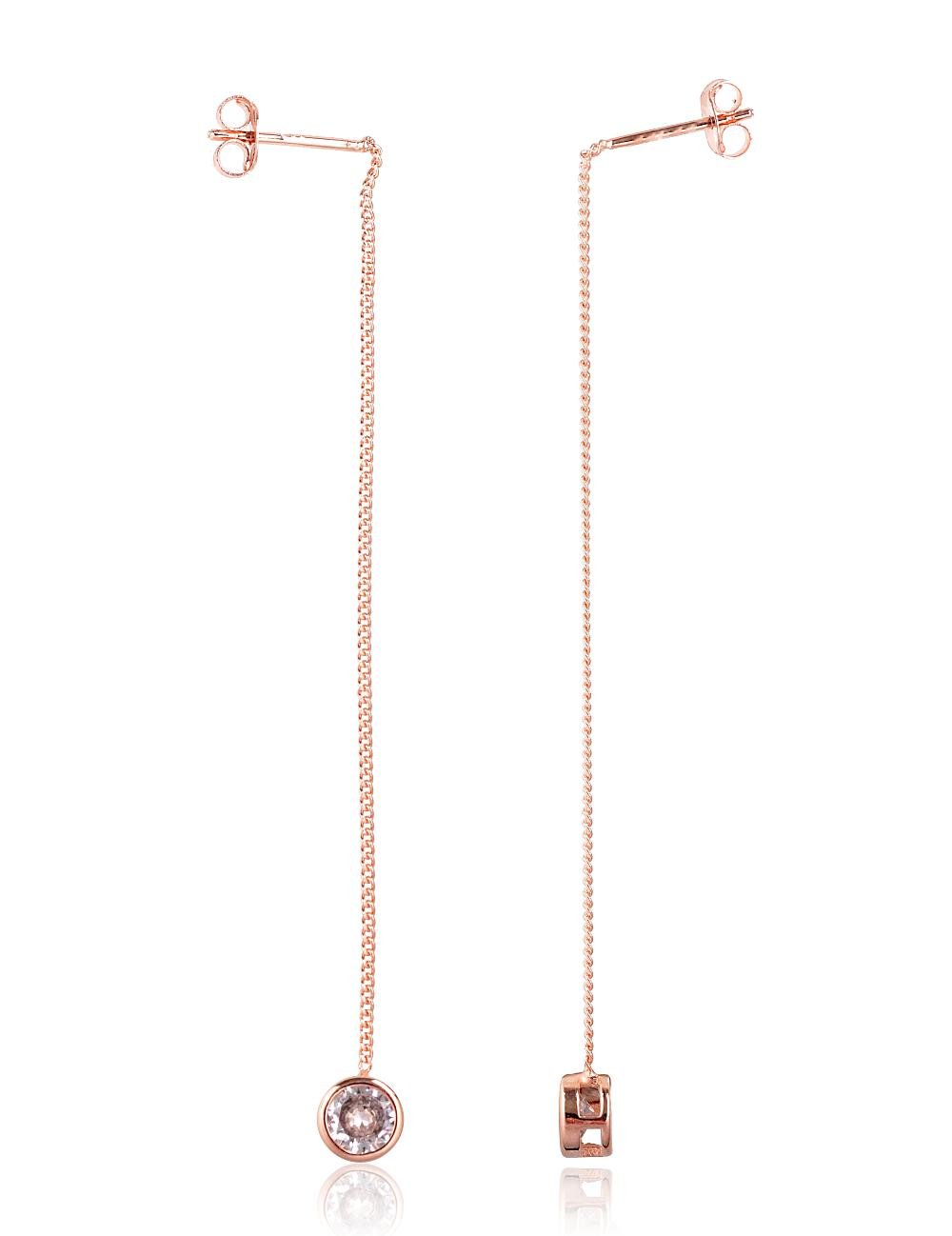 Silver earrings with Zirkons - Image 2