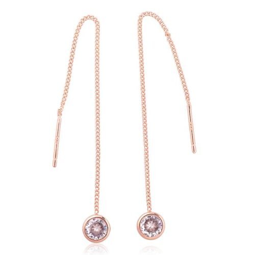 Silver earrings with Zirkons